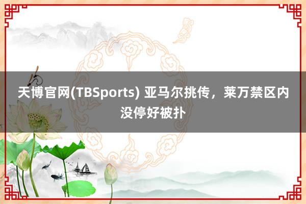 天博官网(TBSports) 亚马尔挑传，莱万禁区内没停好被扑