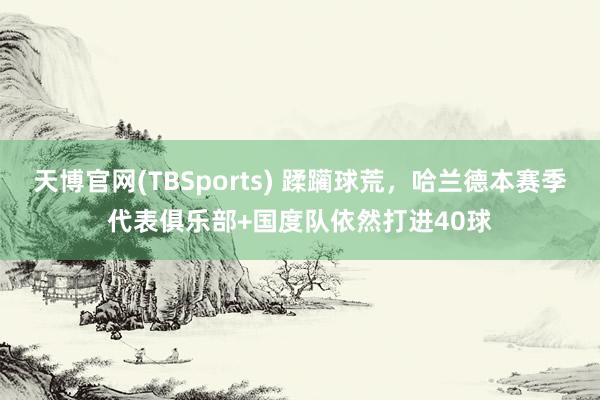 天博官网(TBSports) 蹂躏球荒，哈兰德本赛季代表俱乐部+国度队依然打进40球