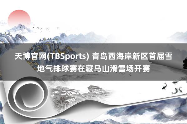 天博官网(TBSports) 青岛西海岸新区首届雪地气排球赛在藏马山滑雪场开赛